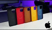 iPhone 12 Pro Max Apple Leather Case Review! ALL COLORS!