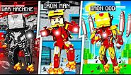 PLAYING AS EVERY IRON MAN IN MINECRAFT!