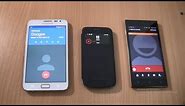 Incoming call&Outgoing call &Alarms at the Same time Samsung Galaxy Note1 Android 7+S4 mini lte