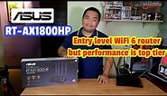 ASUS RT-AX1800HP: Entry-level WiFi 6 Router, but performance is top tier | JK Chavez