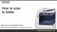How to scan to folder