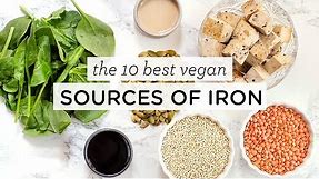 BEST VEGAN IRON SOURCES ‣‣ 10 High Iron Foods