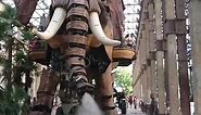 This giant mechanical elephant is a steampunk fever dream