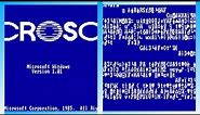 Windows 1.0 BSOD (Incorrect DOS Version)
