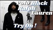 POLO BLACK RALPH LAUREN JOGGER SUIT TRY ON HAUL UNBOXING !