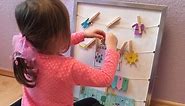 DIY Kinder Kalender Montessori - zum selber Verstellen und Spielen! :)
