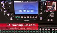 Allen & Heath SQ6 Tutorial: Session 22: More Routing Options