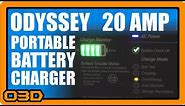 Odyssey 20 Amp Portable Battery Charger - Overview and How to Use
