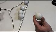 crafting with old golf ball's