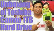 Toshiba Canvio Basics 1TB Hard Drive Unboxing and Speed Test