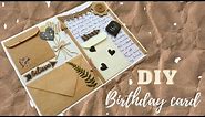 DIY Birthday card | Vintage style | DIY Birthday gift | DO WITH ME DIY