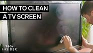 How To Clean A TV Screen