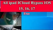Ipad 5th Generation Icloud Bypass With Unlocktool | Ipad 9.7 Icloud Bypass IOS 15, 16, 17