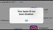 How to fix a disabled Apple ID