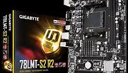 GIGABYTE GA-78LMT-S2 R2 Motherboard Unboxing and Overview