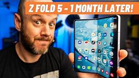Galaxy Z Fold 5 one month later - SO close!