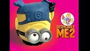 Minion Jerry Breakdancer Despicable Me 2 McDonalds Happy Meal Toy Unboxing Demo Review