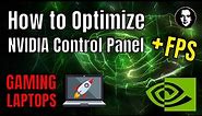 How to Optimize NVIDIA Control Panel for Gaming Laptops Quickly in 2024