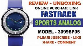 Top Fastrack Wrist Watch Unboxing and Review - Fastrack 3099SP05 Sports Analog Watch For Men