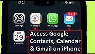 How to Add Google Account on iPhone
