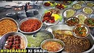 Hyderabad Ki Shadi Ka Khana | Hyderabadi Muslim Wedding Food Preparation by AL Maharaja Caterers 😋