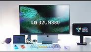 LG 32 Inch UltraFine™ Ergo 4K Display Unboxing | USB-C Monitor for Mac