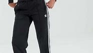 ADIDAS Originals 3 Stripes Firebird Track-Pants Tracksuit Bottoms Black White Women | JD Sports