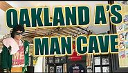 The Ultimate Oakland Athletics Baseball Man Cave | Room Tour