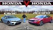 SIBLING RIVALS! -- 2023 Honda Accord vs. 2023 Honda Civic: Comparison