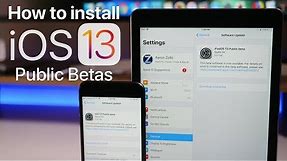 iOS 13 and iPad OS Public Betas are Out - How To Install