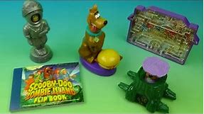 1998 SCOOBY-DOO ON ZOMBIE ISLAND set of 5 WENDY'S MOVIE COLLECTIBLES VIDEO REVIEW