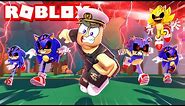 Playing the ULTIMATE SONIC.EXE games in ROBLOX