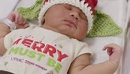 Newborns dressed as Baby Yoda by hospital staffers are a holiday delight