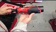 The Milwaukee M12 Cordless 3/8" Ratchet Kit 2457-21 In Action