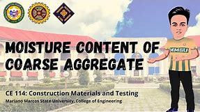 Moisture Content of Coarse Aggregate | Laboratory Exercise | Construction Materials and Testing