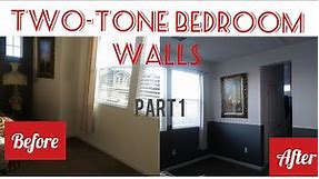 Two- Tone Bedroom Make-Over: New Paint | Part 1