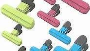9Pack Large Chip Bag Clips - Assorted Sizes Food Bag Clips Plastic Heavy Seal Grip