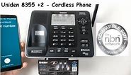 Uniden 8355+2 - XDECT Digital Cordless Phone with Bluetooth - NBN ready TTS Technology