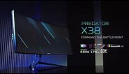 Predator X38 | Curved Ultrawide HDR 37.5-inch Gaming Monitor
