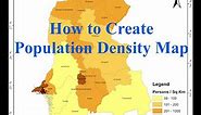 Calculate and Prepare Population Density Map in ArcGIS