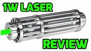 1W 532nm Green Burning Laser Pointer Review