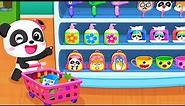 Baby Supermarket Adventure | Help Mommy Shop & Learn | BabyBus Gameplay for Kids