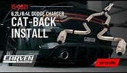 2015-2023 Dodge Charger Cat-Back Exhaust Install/Overview Video #carvenexhaust #dodge #charger