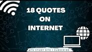 Best quotes about Internet||Top 18 quotes about Importance of internet||