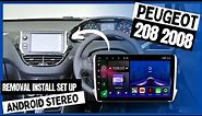 How to Remove Original Stereo Peugeot 208 2008 and Install Android Head Unit