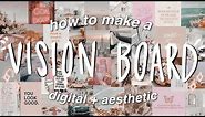 HOW TO MAKE A DIGITAL VISION BOARD THAT ACTUALLY WORKS! aesthetic pinterest vision board 2020