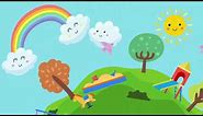 Kids Cute Background - Free Cartoon Background Loop