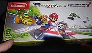 Nintendo 2DS XL Black And Lime With Mario Kart 7 Unboxing
