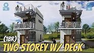 Pinoy Architect designs a Two Storey Tiny House Design with roof Deck | O.D House and Interiors