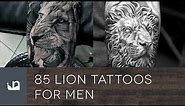 85 Lion Tattoos For Men